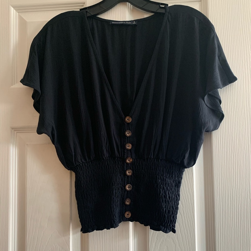A&F Smocked Kimono Top